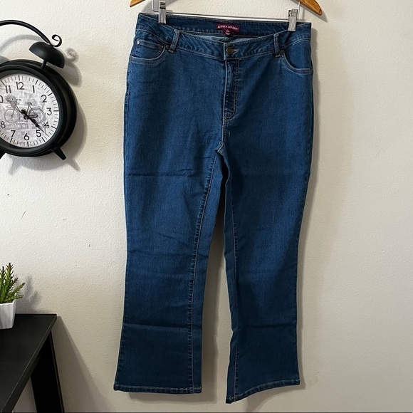 Jessica London Dark Wash Jeans Size 12P New - Picture 2 of 12